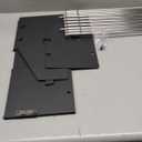Universal Wind Guard and Griddle Warming Rack Set for Griddles From 16" to 28" without Hood, Wind Screen and Cooking Grid Grill Parts for Blackstone 17" & Other Griddles With Front Grease