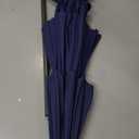 9 FT Outdoor Patio Umbrella, 3 Tier Market Table Umbrella with 8 Sturdy Fiberglass Ribs and 1.5 Pole, Smooth Button Tilt Patio Umbrella for Backyard Pool Garden, Blue(No Base)