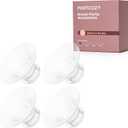 Momcozy M5| M6| M9 Original Replacement Accessories, Food-Grade Silicone & BPA Free, Original Breastfeeding Parts, Inserts 15mm, 4 Pack