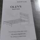 OLEVS King Bed Frame with Headboard, Metal Platform Bed King Size with 2-Tier Storage, LED Light & Charging Station Type C, No Box Spring Needed, Easy Assembly