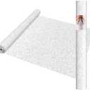 Thickened Aisle Runner for Wedding CeremonyFeet White Aisle Runner Walkway for Indoor Outdoor Wedding Church Decorations Halloween Parties can Also use a Carpet50g(Vine, 3x50Feet)