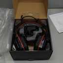 WallarGe Wireless Headphones for TV Watching, Easy Setup and Comfortable Bluetooth Headphones with RF Transmitter Charging Dock, 100 Ft Wireless Range, Rechargeable 25 Hours Play and No Audio Delay (Black)