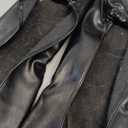 ccafgho Women's Foldable Ballet Flats Portable Slip-On Shoes for Wedding, Travel, Work & Driving (Black XL)