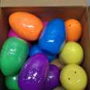 12 Pcs Easter Basket Stuffers Flower Building Blocks Eggs Prefilled Plastic Easter Eggs with Building Blocks for Basket Stuffers Toys Egg Hunt for Boys Girls Party Favors