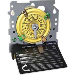 Pool Timer Mechanism Only, Pool Pump Timer,, 24 Hour 12 ON/Off for Pool Pump, Heavy-Duty Mechanical Time Switches,Time Switch Mechanism Only
