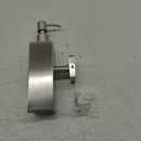 Wall Mounted Bathroom Soap Dispenser - Square, Brushed Nickel