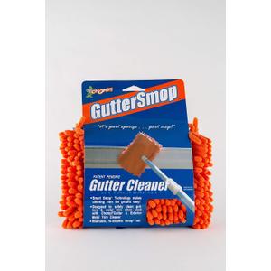 Chomp! Microfiber Gutter Cleaner Tool: Ultimate Gutter Cleaning Smop for All Types of Rain Gutters, Siding and Metal Trim - Instantly Clean Black Streaks, Mold, Mildew, Algae, Dirt and More