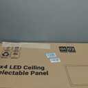 Sunco 2x4 LED Flat Panel Light Drop Ceiling Office Fixture, 7700 LM, Selectable Features, 40W/50W/60W, 4000K/5000K/6000K, Dimmable (0-10V), Dustproof ETL 2 Pack