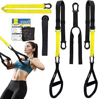 Home Resistance Training Kit, Resistance Trainer Exercise Straps with Handles Portable Home Gym System for Full Body Workout, Strength Training & HIIT