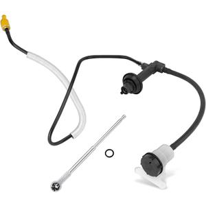 Pre-Filled Clutch Master Cylinder Slave Cylinder and Line Assembly Compatible with Ford Ranger 2.3L 2.5L 3.0L 4.0L Explorer 4.0L Mazda B2300 B2500 B3000 B4000 Navajo Pickup Replace#CC649032 PM0720
