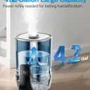 Humidifier large room 16L Whole house Humidifier 2000 sq.ft | 3 Atomizers, Humidity Control, 50 Hours, Ultrasonic Cool Mist Humidifiers for Bedroom Plants with Extension Tube, White
