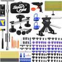 Super PDR Car Dent Puller Kit, 169PCS Paintless Dent Removal Kit, Hail Dent Repair Kit Can Removal 99% of Car Dents in 30 Minutes for Repairing Big Dents, Small Dents, Dings and Hail Damage (EXP 08/01/26)