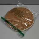 Billbotk Round Woven Placemats Set of 4, 13 Inches Kitchen Table Place Mats for Dining Table, Trivets for Hot Pots and Pans, Boho Table Setting Decor, Fall Decorations for Home (Mixed Brown)