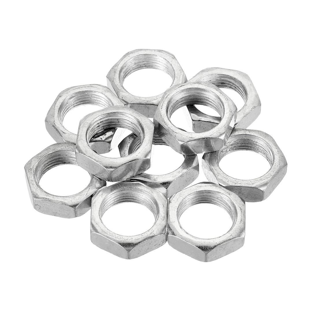 PATIKIL M20 x 1.5 Steel Hex Nuts, 3 Pack Metric Thread Zinc Plated Finished Hardware Nuts Screw Bolt Fasteners 9mm Height