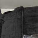 YIHOUSE Memory Foam Bath Mat Set, Non Slip Bath Mats for Bathroom, Super Soft and Water Absorbent, Machine Washable U Shape Toilet Mats, Black (3pieces)