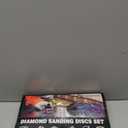 33 Pcs Diamond Sanding Discs Set, 2" Quick Change Easy Strip Wheels for Drill Die Grinder Accessories, Paint Remover Tool for Rust, Oxidation, Paint Removal with 1/4" Roll Lock Holder, Blue