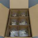 Energetic 12-Pack 4W Dimmable Globe LED Light Bulb, G25 Vintage Light Bulb, 40W Equivalent, 350Lumens, 2700K Soft White, E26 Base, ETL Listed