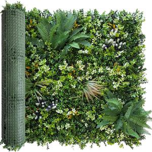 40x120 in (33.5 Sqft) Artificial Boxwood Greenery Grass Wall Roll