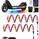 Led Lights for Scooter, Remote & APP Controlled RGB Multicolour