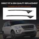 A-Pillar Molding Trim Kit Compatible with 2011-2019 Ford Explorer Right Passenger Side Outer & Inner Windshield Molding Trim Replace BB5Z-7803144-AA 926-451 BB5Z7803136AA BB5Z7803136AB BB5Z7803136BA