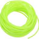 MECCANIXITY Rubber Cord Tube 33ft(10 m) 3mm Dia 1.5mm Hole Yellow Green Hollow Tubing for DIY Craft Beading Necklaces Bracelet