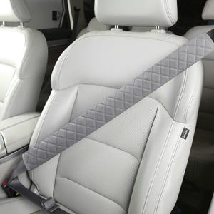 HighnessHwoo Extra Long Seatbelt Covers for Adults Kids Women & Men, Soft Car Seat Belt Strap Cushion for Sedan, SUV, Trucks, Shoulder Neck Chest Protector Pads, Auto Accessories, 1pc, Gray, 25.5in