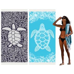 Widdonen Thin Turkish Beach Towel Lightweight Quick Dry Absorbent Cotton Bathroom Bath Pool Swim Towels Extra Large Oversized Sand Free Beach Accessories Essentials Cloud Gifts for Adult