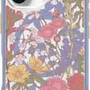 OtterBox iPhone 16 Symmetry Series Clear Case - Floral Purple
