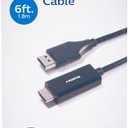 Philips 6' Display Port to HDMI Cable - Black 