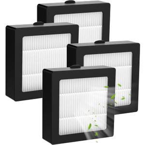Smokeless Ashtray Replacement Filters 4Pack - HEPA & Carbon Layer for Smoke, Dust, Odor Elimination