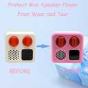 2 x Silicone Cover for Yoto Mini Player, Protective Sleeve Case Compatible with Audio Music Player (Pink)