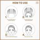 2 x Teenitor 20pcs Bald Cap Set - Breathable, Invisible Stocking Wig Cap for Lace Front, Sheer Caps, Black