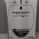 KOHLER 4636-RL-0 Cachet ReadyLatch Elongated Toilet Seat Slow Close, Soft Close Toilet Seat Quiet Lid, Contoured Grip-Tight Bumpers Installation Hardware, Apartment Essentials, White