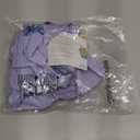 BFUSTYLE Girls Swimsuit 3 Pieces Rash Guard Kids Long Sleeves Bathing Suit 3-8 Years Sun Proction Swimwear Tankini, Purple