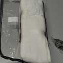 Pinch Pleat 72x96 Inch Linen Curtains for Living Room Divider Custom Pleated Drapes with Hooks Rings Light Filtering Cream Birch Sheer Curtain 96 Inch Length for Patio Sliding Door Ceiling Window 8Ft (Natural)