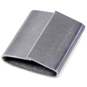 IDL Packaging Closed (Push Type) Seals for 5/8" Strap Width Steel Strapping (Pack of 1000) - Superior Holding Power - Sturdy Metal Clips for Reliable Securing of Packaging Banding