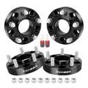 Richeer 5x120mm Hub Centric Wheel Spacers for 2010-2022 Camaro 2008-2019 CTS 2013-2019 XTS 2010-2017 Equinox, 4 PCS 1 inch 5x120 Wheel Spacer with 14x1.5 Studs & 66.9mm Center Bore