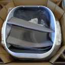 Open-Top Automatic Litter Box, Odor Control, Ready to Use, Self Cleaning Litter Box, Large Capacity with APP Control and Safety Sensor, Ellenpent, with Trash Bags/Waterproof Mat/Litter Mat