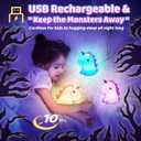 Unicorn Toys, Night Light for Kids Night Light,16 Colors+Silicone+Dimmable+12 Hours Use Nightlight for Kids Room,Unicorn Toys for Girls Age 4-6, Valentines Day Gifts for Kids, Baby, Toddlers, Adults