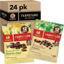Sun-Maid Farmstand Reserve 24 Count Variety Pack - 0.8 oz Snack Bag – (12) Sea Salt Cocoa & Caramel Dusted Raisins + (12) Sea Salt Chocolate Coated Banana Chips, Best By 13Nov2025