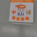 Bath Toys  Bathtub Basketball Hoop for Toddlers, Kids, Boys and Girls | 4 No-Hole Balls & Strong Suction Cups | Fun Basketball Bath Toy for Toddlers