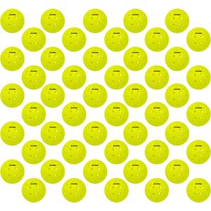Franklin Sports X-40 Outdoor Pickleballs - Official Ball of USA Pickleball, APP Tour + US Open - Regulation Size (50 Count, Yellow)