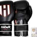 Hawk Sports Boxing Gloves for Men and Women, Comfy Boxing Training Gloves with Foam Padding for Throwing Power Punches with Confidence, Heavy Bag Boxing Gloves for Training and Sparring (16 Oz, Black)