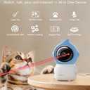 ZUMIMALL Pet Camera Indoor, 5G/2.4G WiFi Camera for Dog/Cat with Laser Toy, 3MP Pet Security Cameras with Phone App, 2-Way Talk, Auto Tracking, Pet/PIR/AI Detection, Privacy Protect, Alexa/ONVIF/Cloud