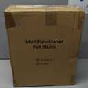 Pawque Dog Stairs & Cat Scratching Post Pet Steps for High Beds Couch, High-Strength Boards Holds up to 150 lbs for Indoor Small Cats Kittens Dogs Climbing Playing, 3 Combination Options, 3 Steps-Grey