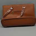 LOVEVOOK Laptop Tote Bag for Women,15.6 Inch Waterproof Computer Bags Women Business Office Work Bag Briefcase, Brown