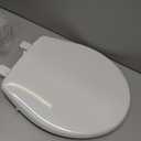 Bemis 730SLEC Slow Close Toilet Seat, Easy Clean Hinges and Durable Plastic Seat, Made in USA, Round, White