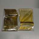 N9R 50PCS Gold Plastic Forks, Solid, Durable and Heavy Duty Plastic Forks Disposable, Perfect Plastic Utensils for Parties, Thanksgiving, Christmas and Daily Use