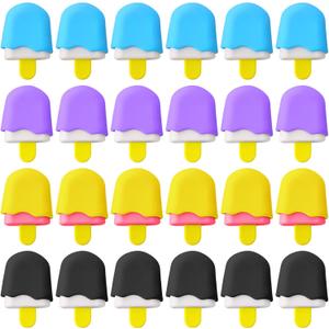 Fullhawl 24 Set Ice Cream Eraser Gifts Bulk Party Favors Kit
