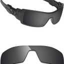 Alphax Polarized Replacement Lenses for Oakley Oil Rig Sunglasse - Options (Stealth Black)